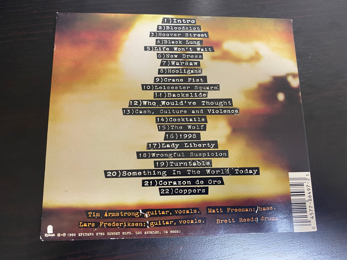 全曲紹介！RANCID「Life Won't Wait」（ランシド ライフ・ウォウント