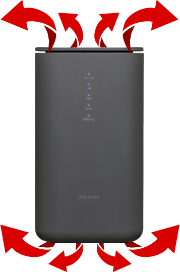 ドコモ home 5Gの置き場所を解説