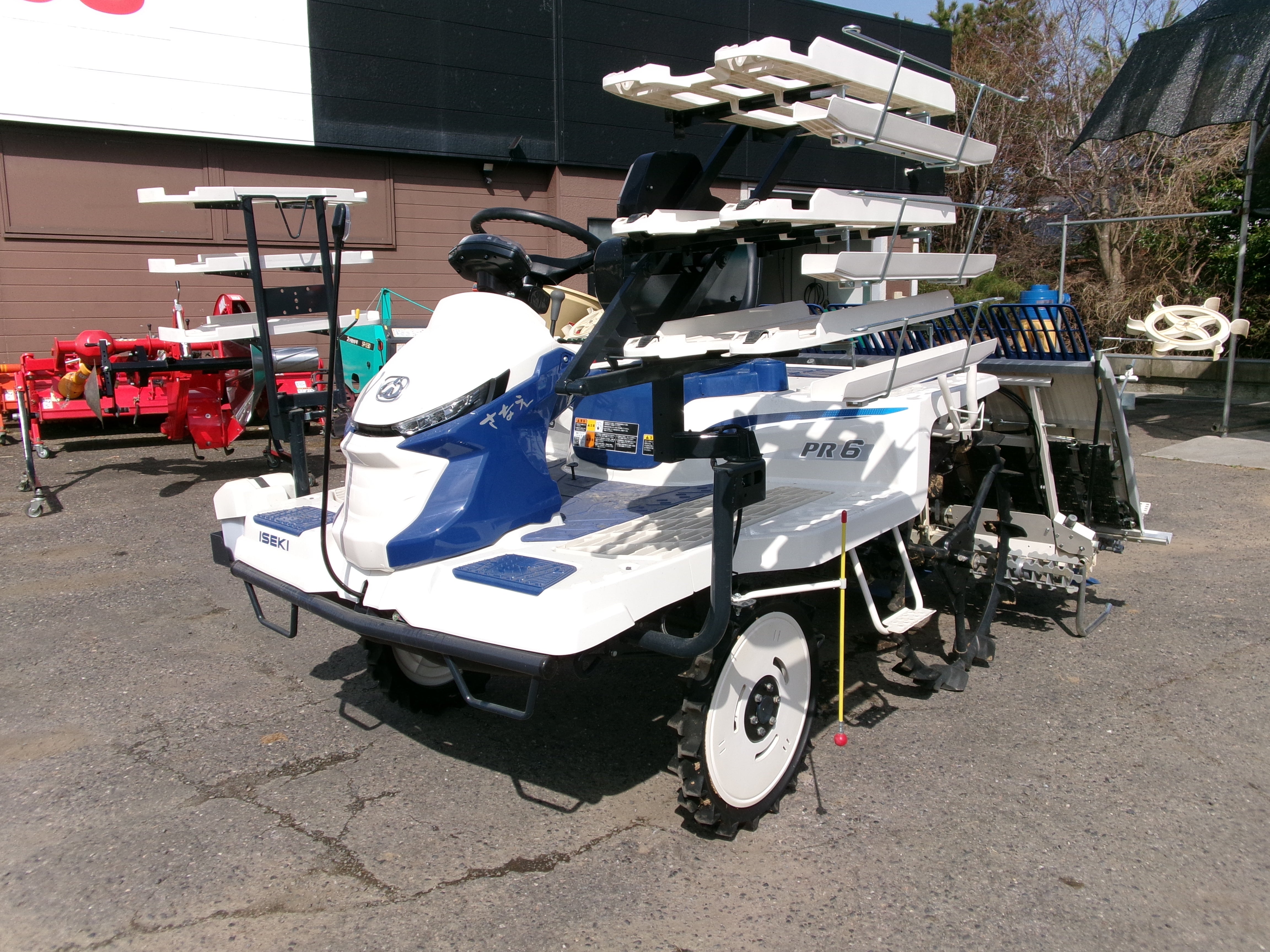 農機検】イセキ 中古 田植機 6条 35時間 PR6G-L 診断済カルテ付き – 農