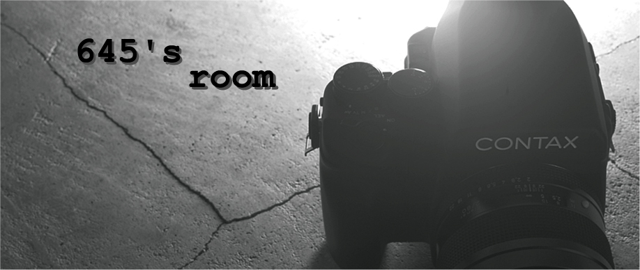 CONTAX 645's room 645のツァイスレンズの試写です Sonnar 140/2.8 M