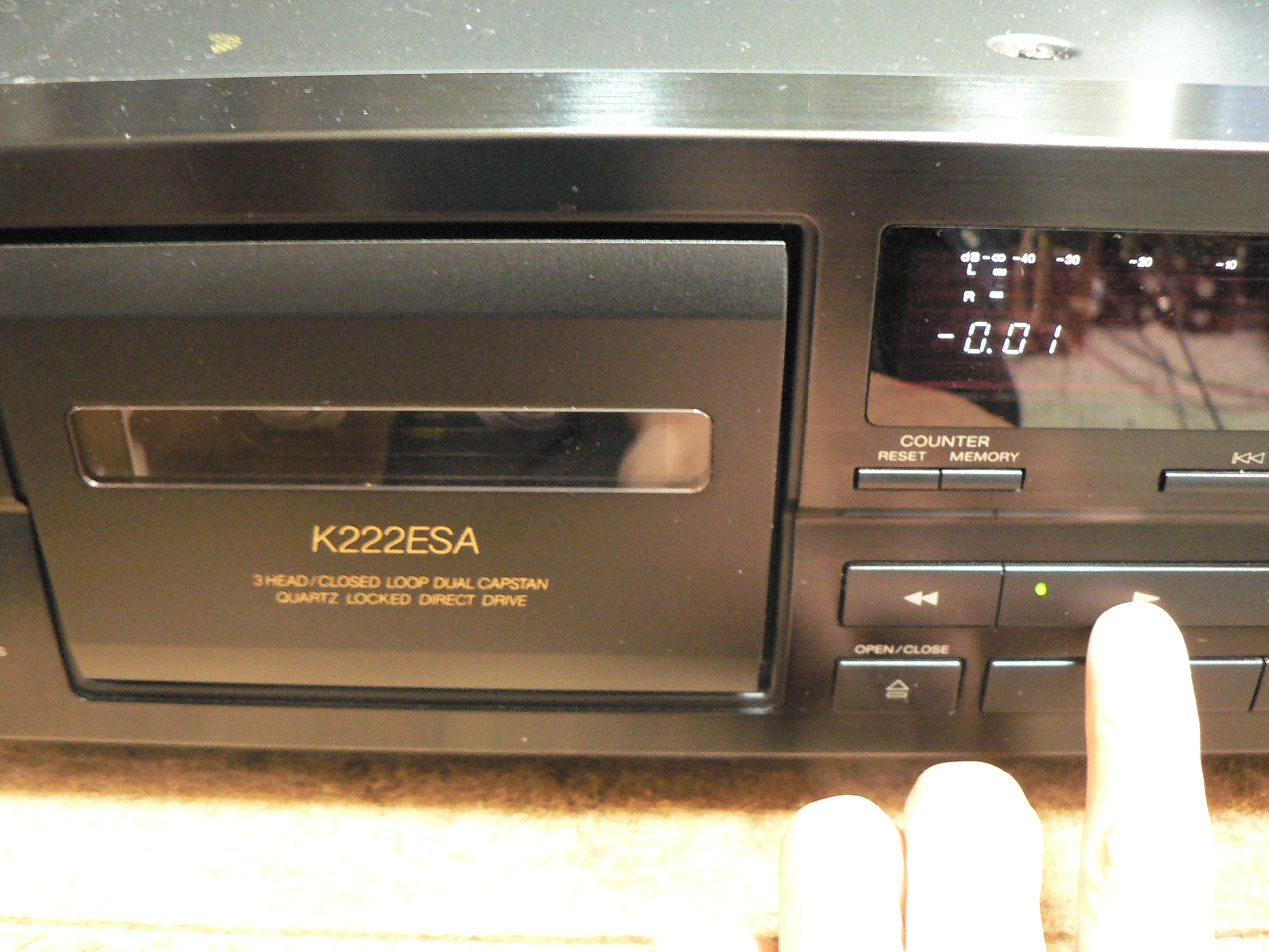 T35 SONY K222ESA カセットデッキ Cassette Deck TC-K222ESA