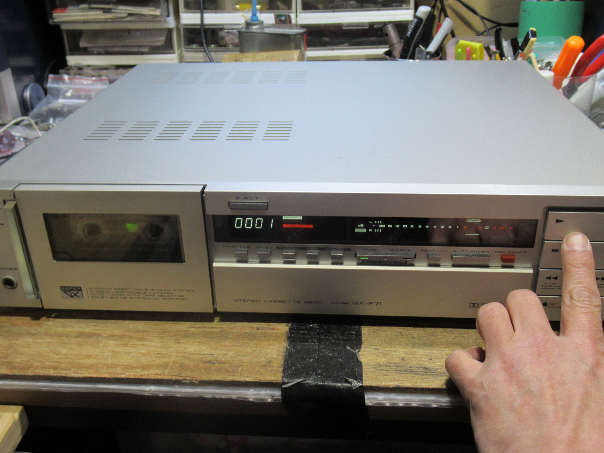 AKAI GX-F71 キャプスタンモーター基板故障 – Audiolife － Enjoy your