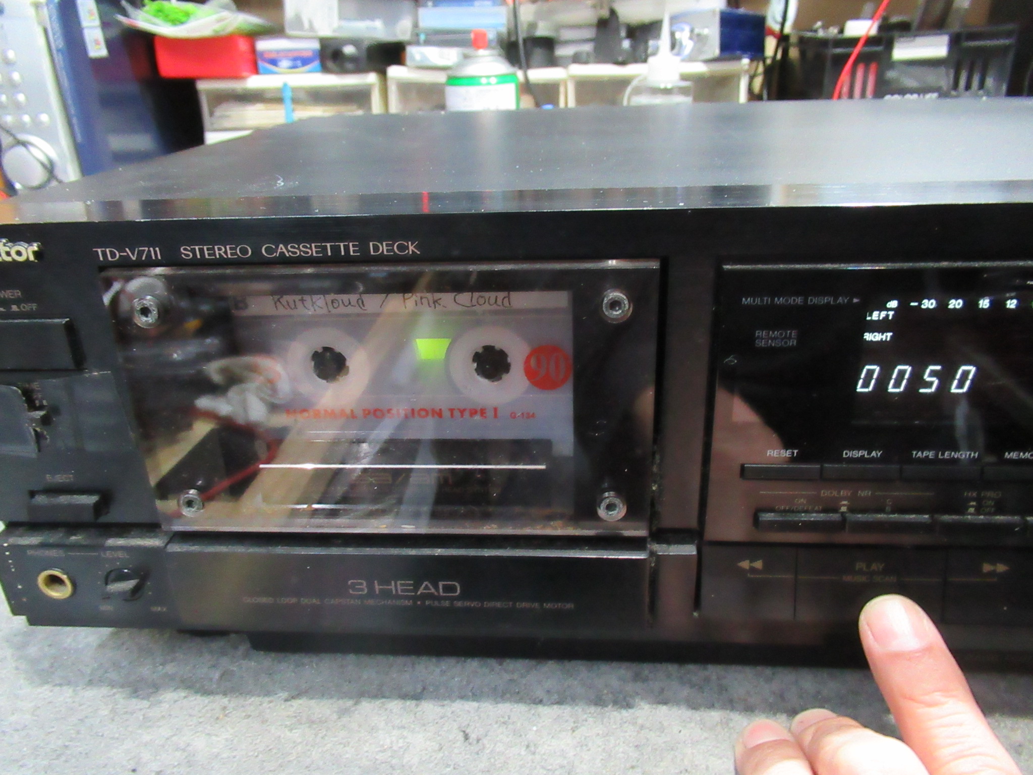 Victor TD-V711 テープの巻き込み – Audiolife － Enjoy your audio life!!