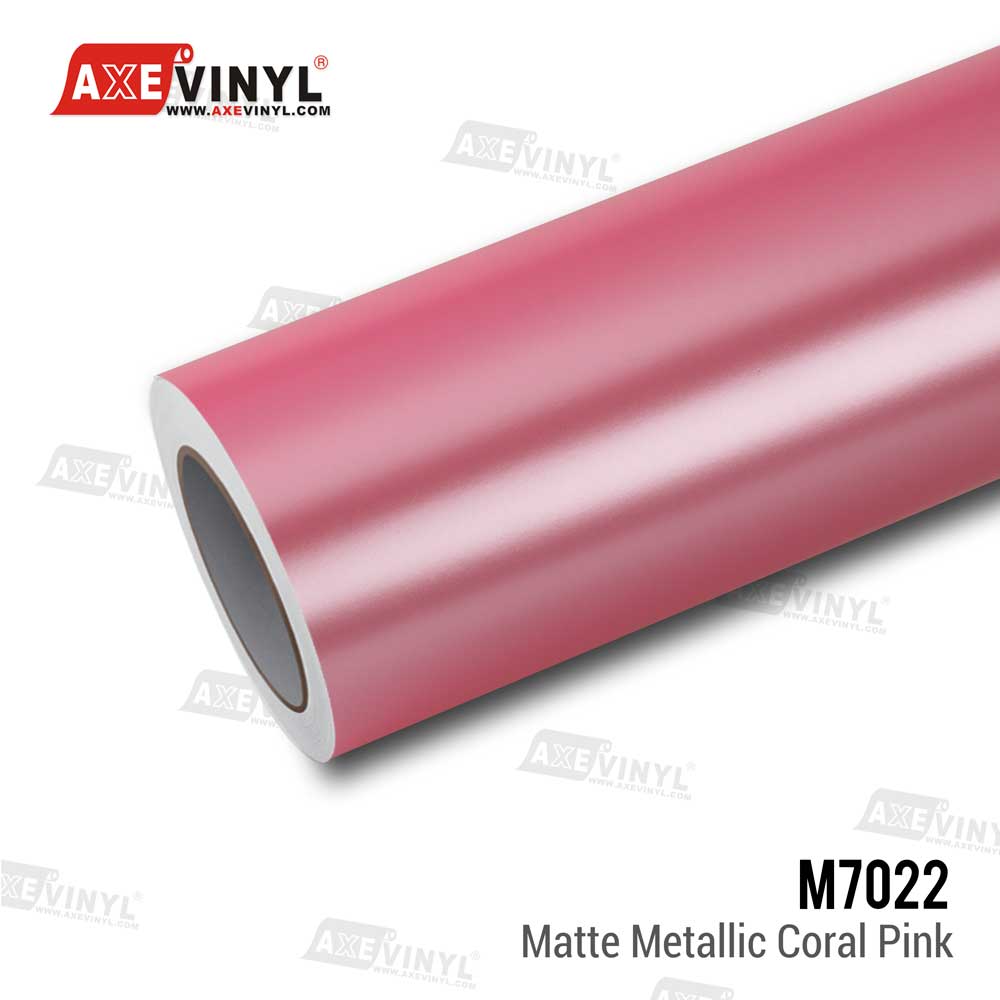 Matte Metallic Coral Pink Vinyl – AXEVINYL