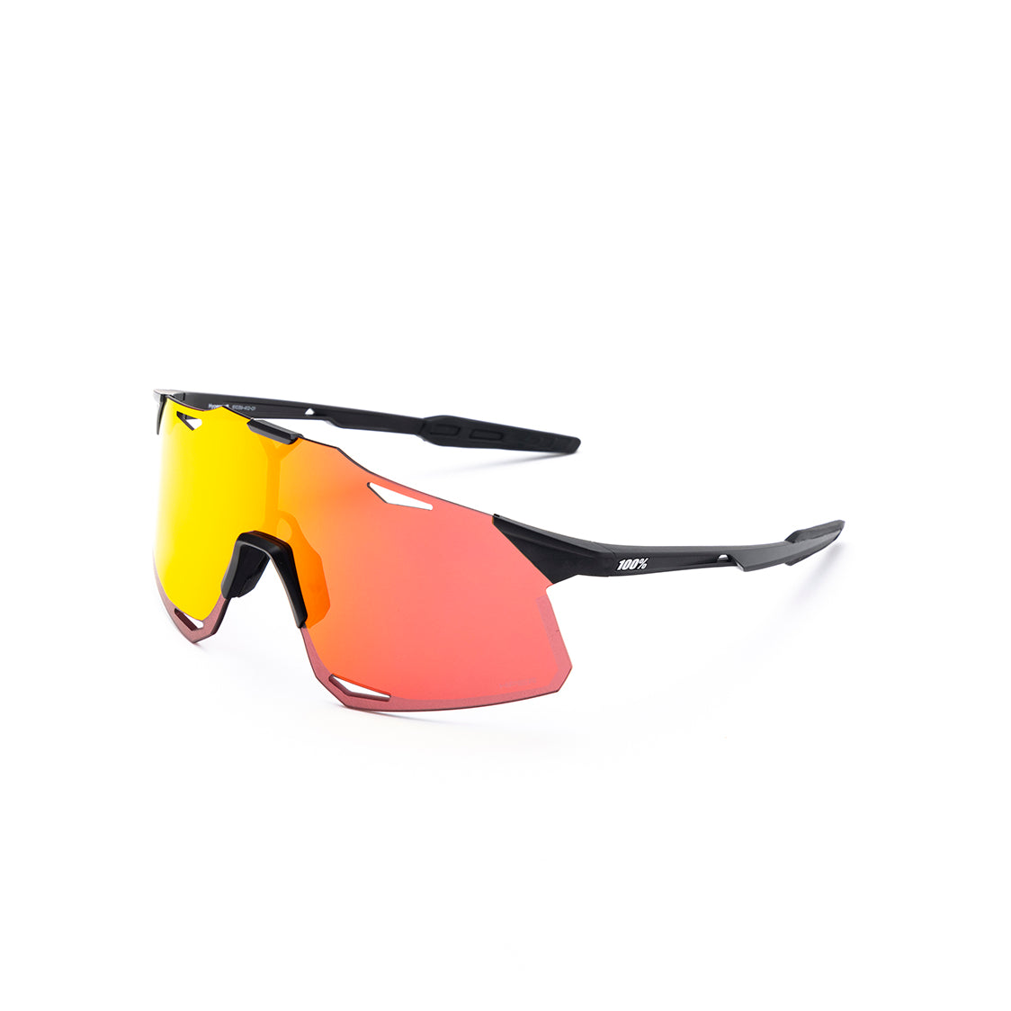 HYPERCRAFT - Matte Black / HiPER Red Multilayer Mirror Lens | 100