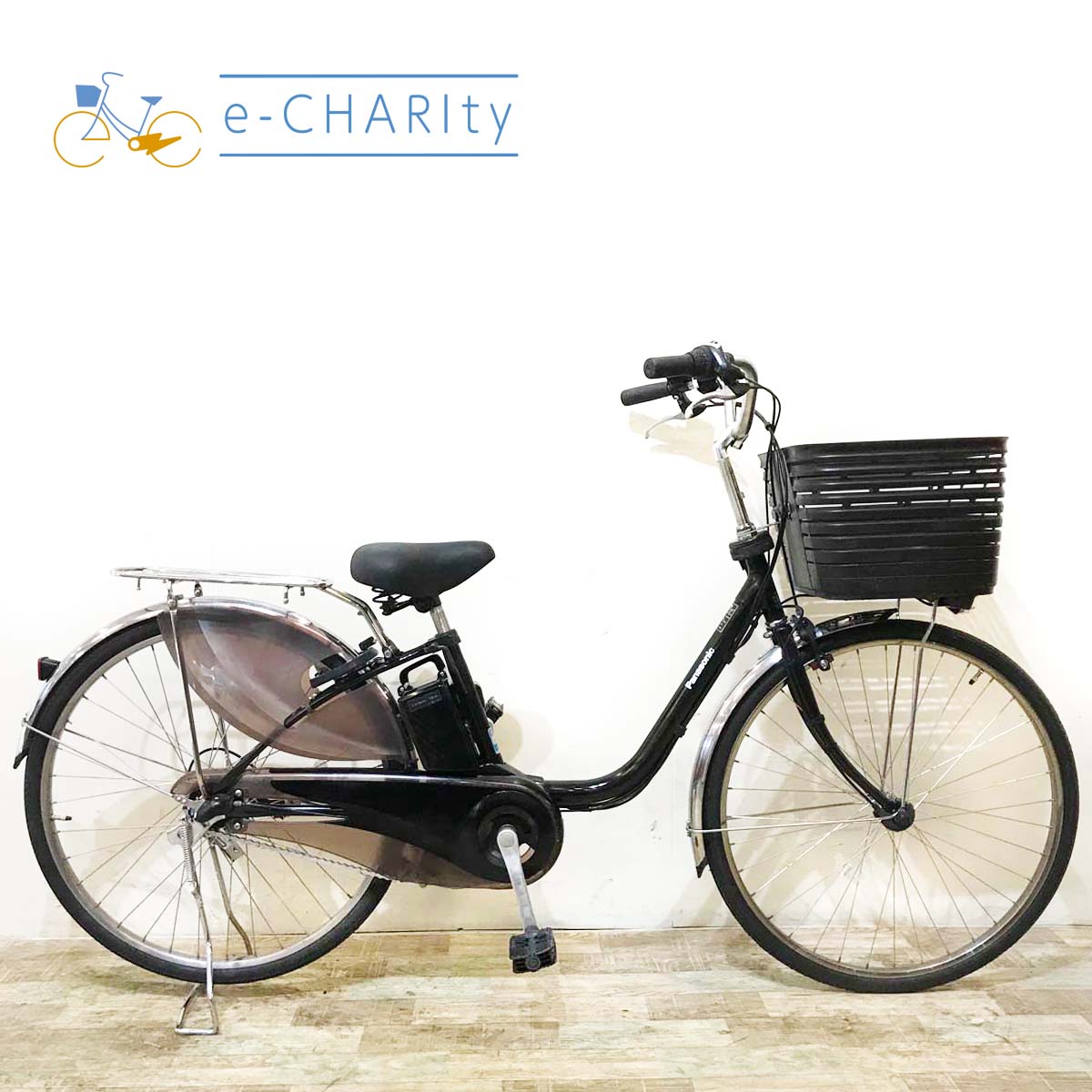 中古電動自転車 パナソニック ビビ DX ブラック 26インチ KY078 – e