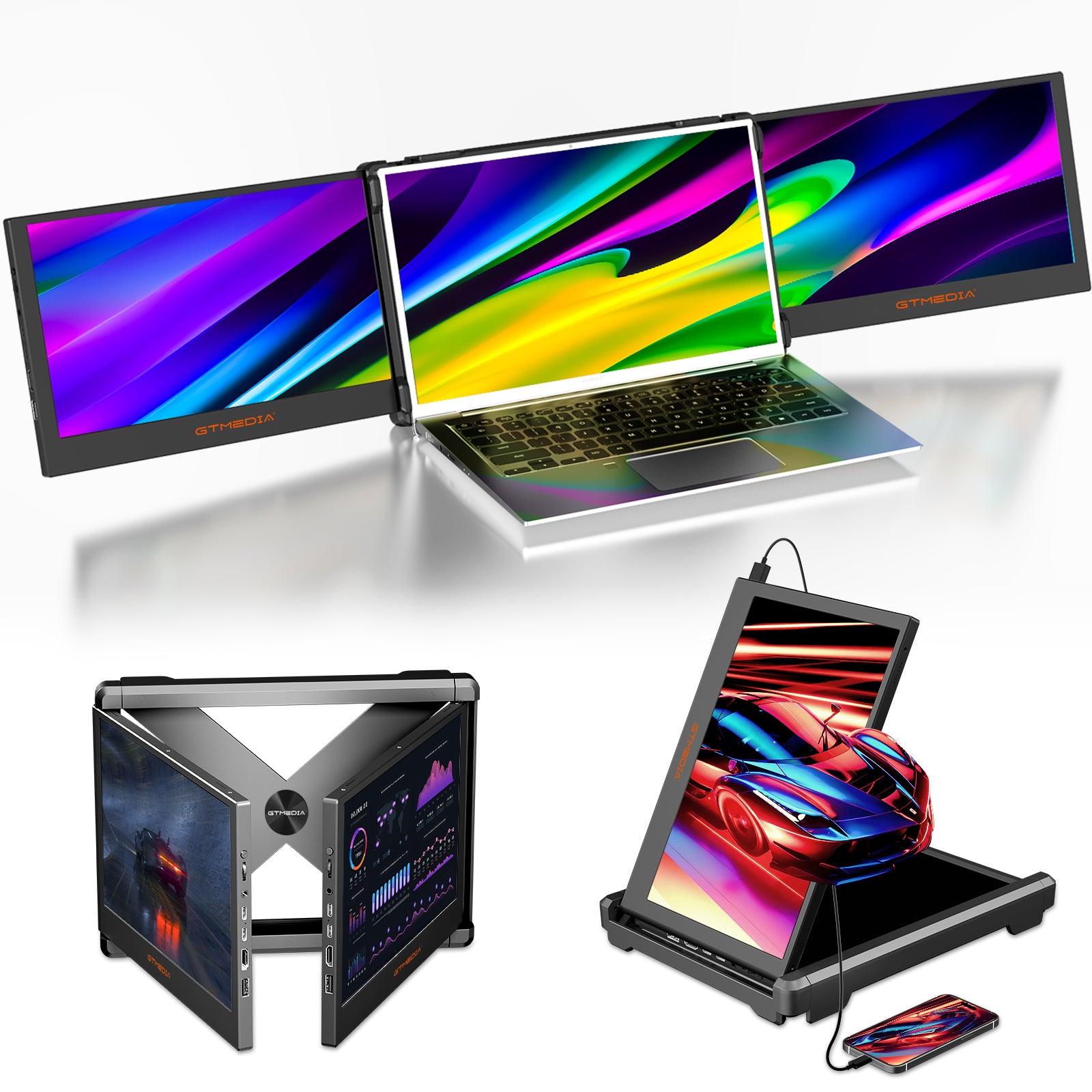 GTMEDIA Mate X Triple Screen 11.6'' Laptop Extender