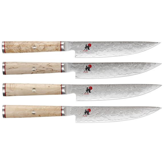 MIYABI Birchwood 5000 MCDB - 4 pc Steak Knife Set - Gifts and