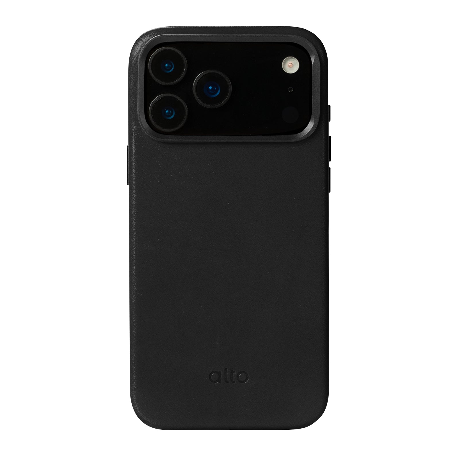 iPhone 17 Pro Max - Uplop Magnetic Stand Leather Case - Raven Black