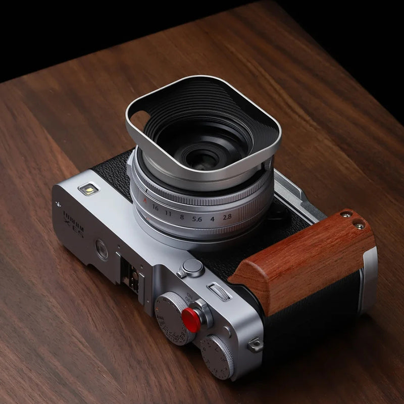 Haoge レンズフード メタルスクエア 富士フイルム XF 23mm F2.8 R WR