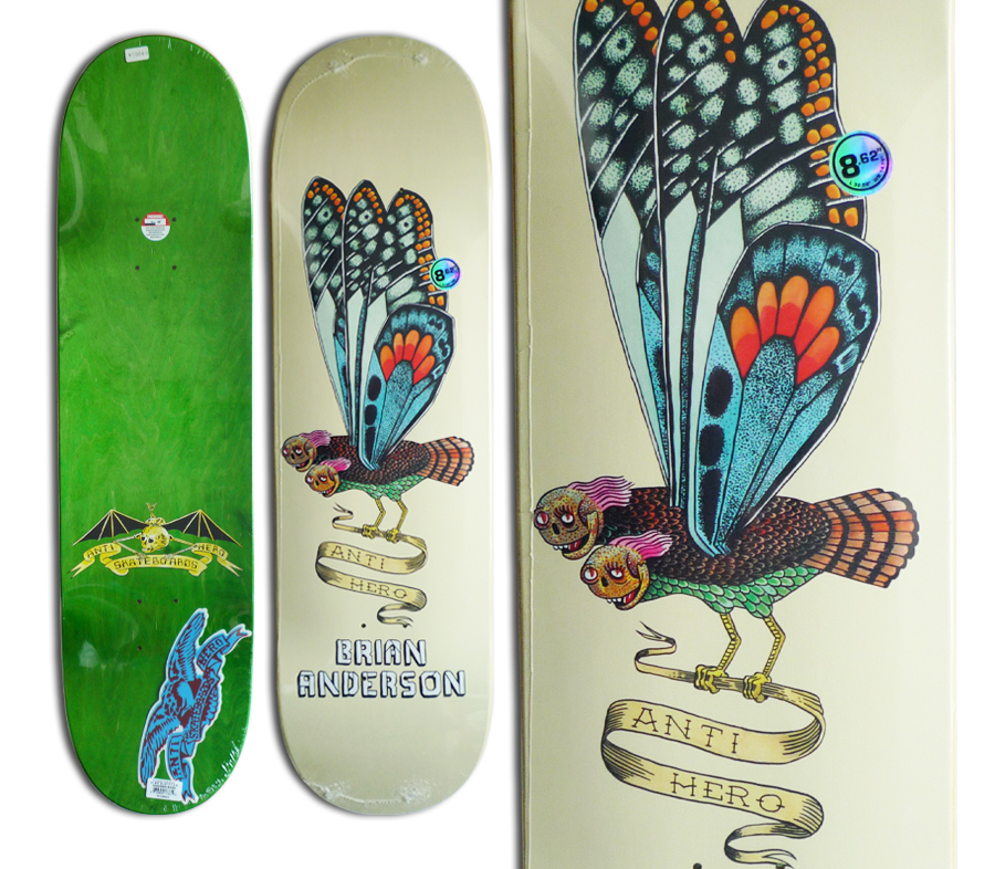 ANTI HERO BRIAN ANDERSON WE FLY DECK (8.62 x 32.56inch) デッキ