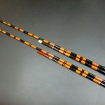 夢坊作紋竹　竿掛け玉網の柄セット