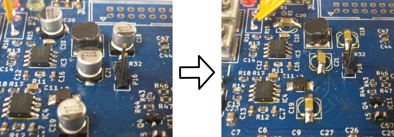 DCDCコンバータの出力コンデンサ