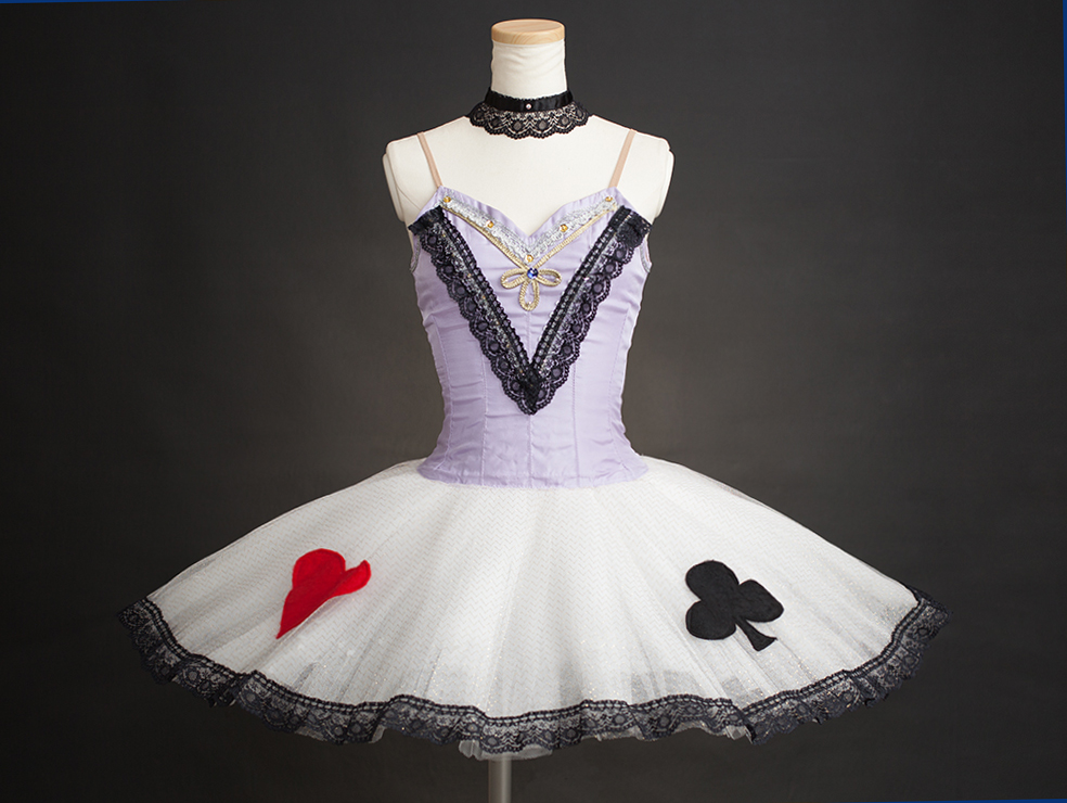 新作】チュチュ ラベンダー トランプ 不思議の国のアリス