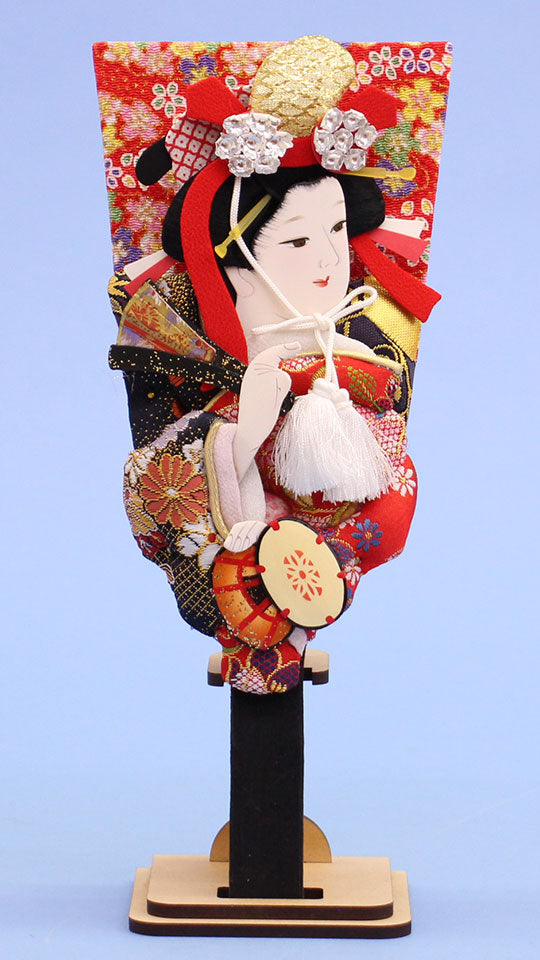 押絵羽子板 8号 見立て浅妻 台付き – 寿鳳人形の東芸