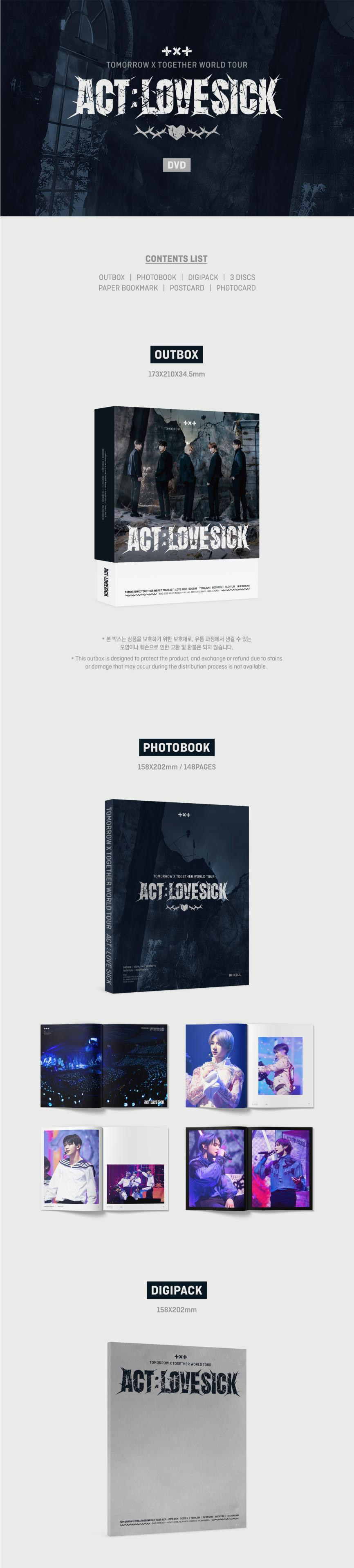 TXT WORLD TOUR ACT : LOVE SICK IN SEOUL DVD