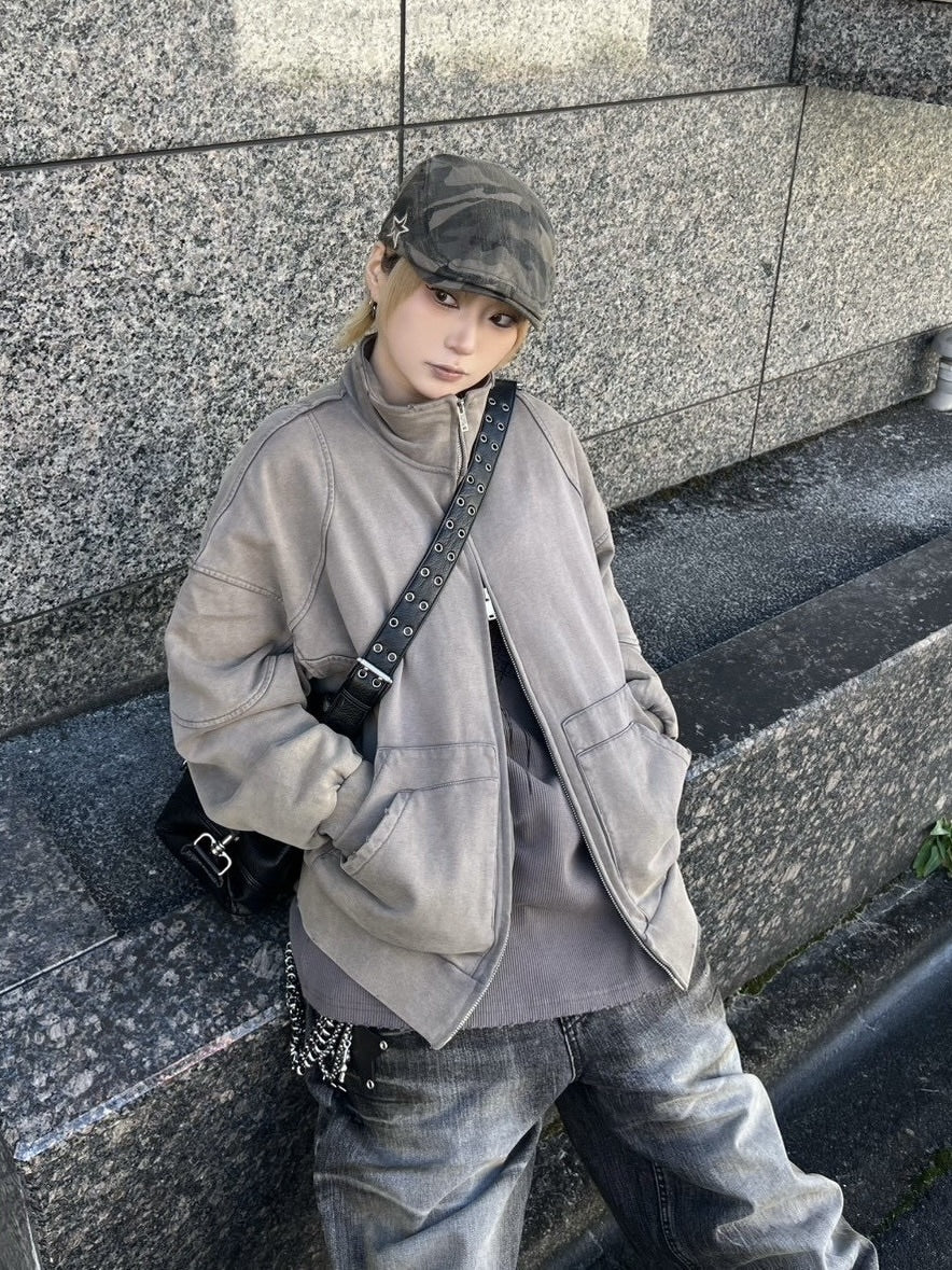 Never mind the XU】vintage zip up jacket / 【ネバーマインドザ