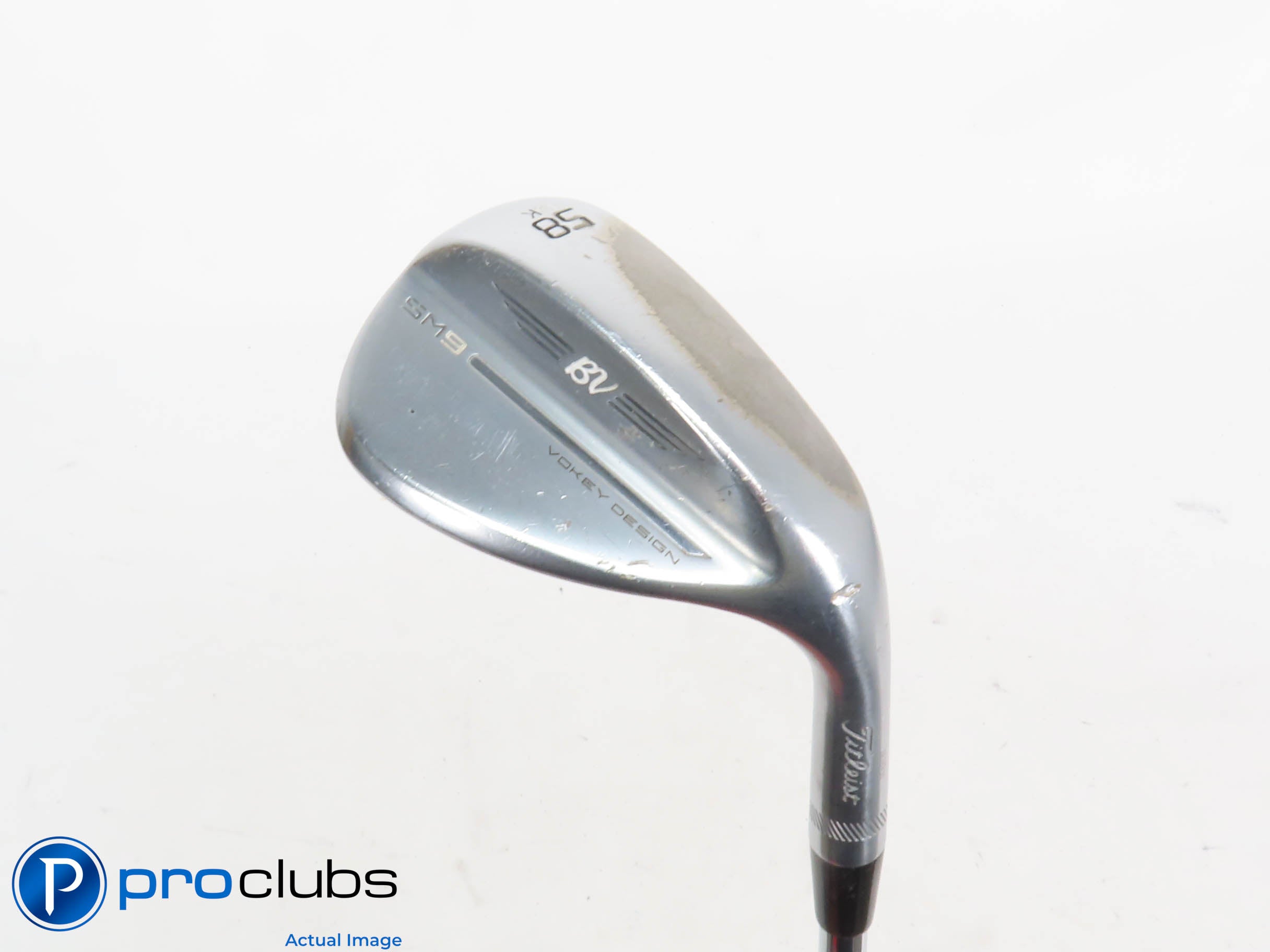 Titleist Vokey SM9 58*(14*) Chrome Wedge K-Grind - Vokey Wedge Flex -