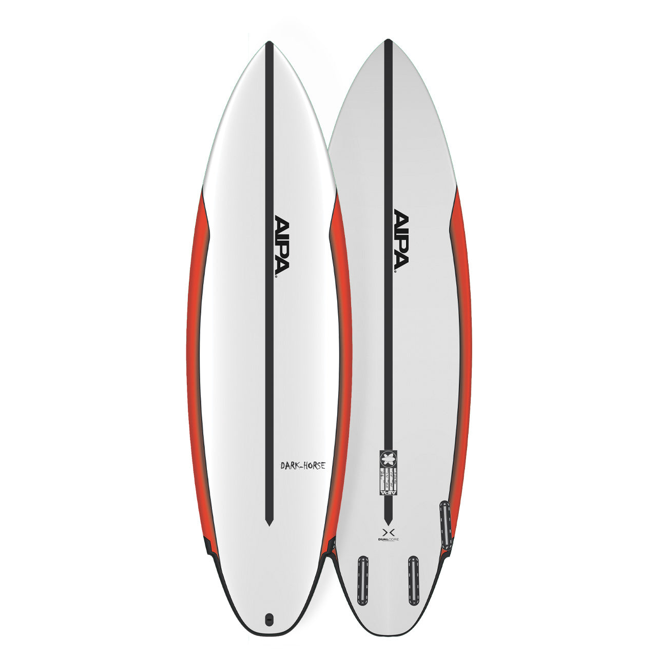 AIPA x Surftech - Dark Horse Surfboard in Dual Core