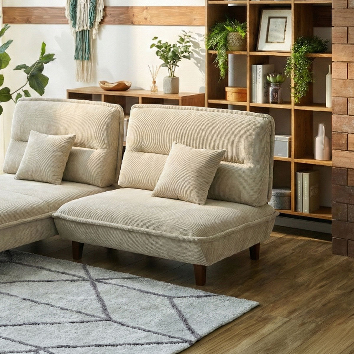 1.5P コンバ BR ｜家具・インテリア通販の関家具【公式】