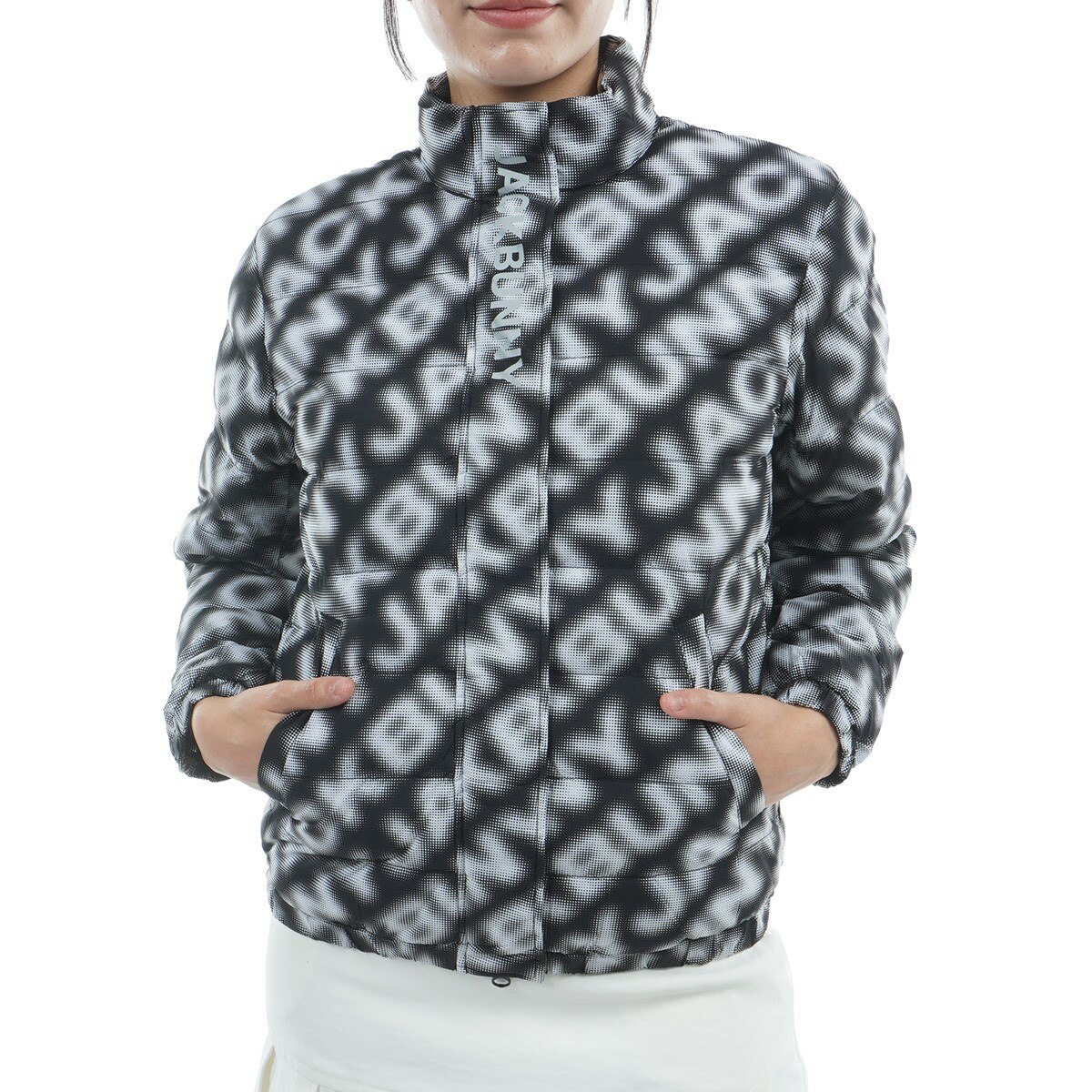 薄中綿ジップアップブルゾン レディス(アウター(ブルゾン、ウインド