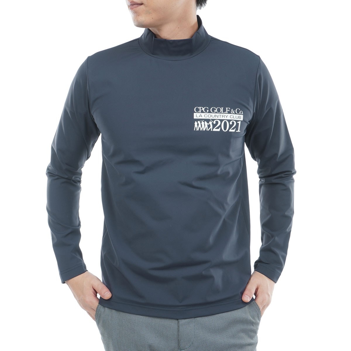 EST.プリント モックネック長袖シャツ(長袖シャツ・ポロシャツ)|CPG