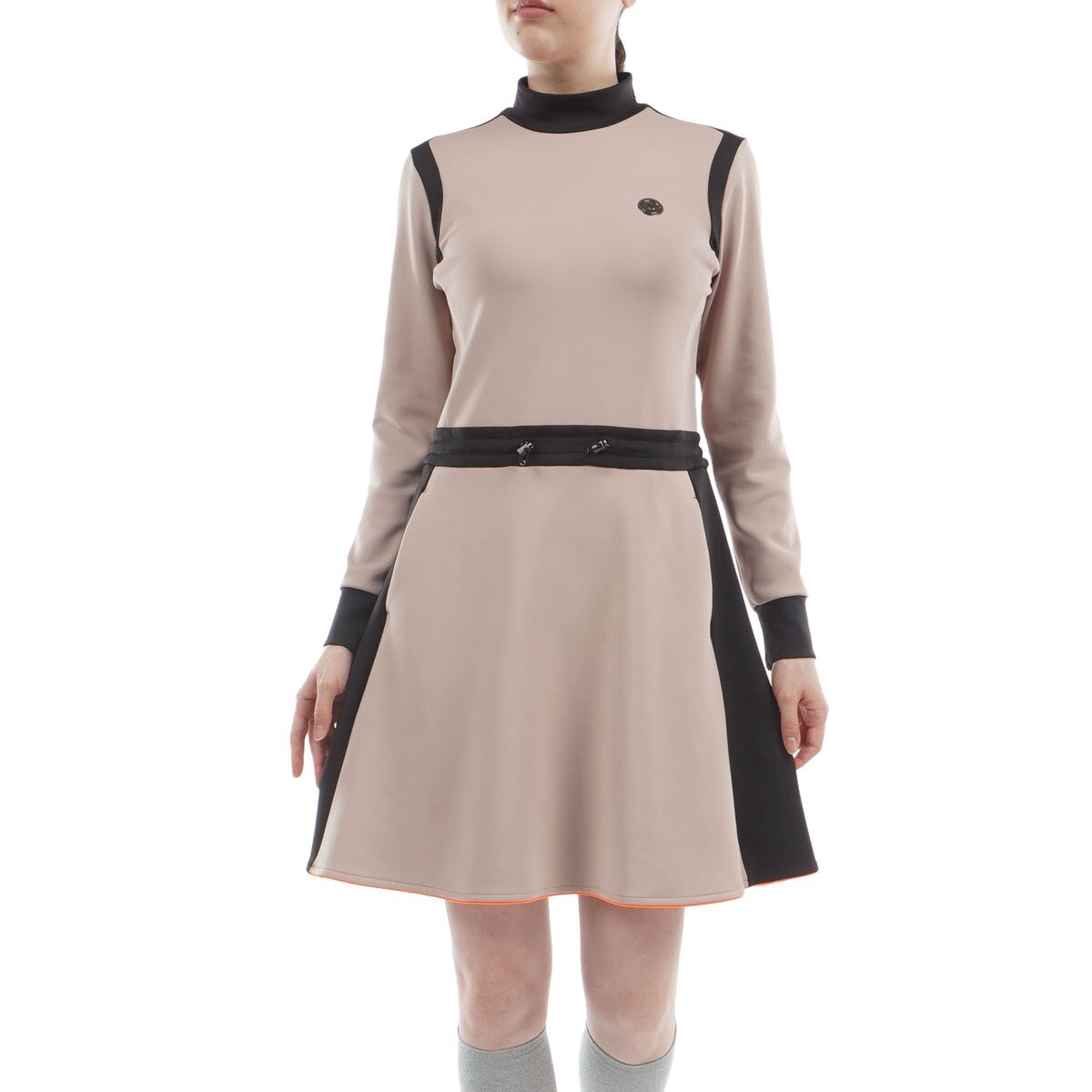 ブロッキングデザイン長袖ワンピース レディス(ワンピース)|LANVIN