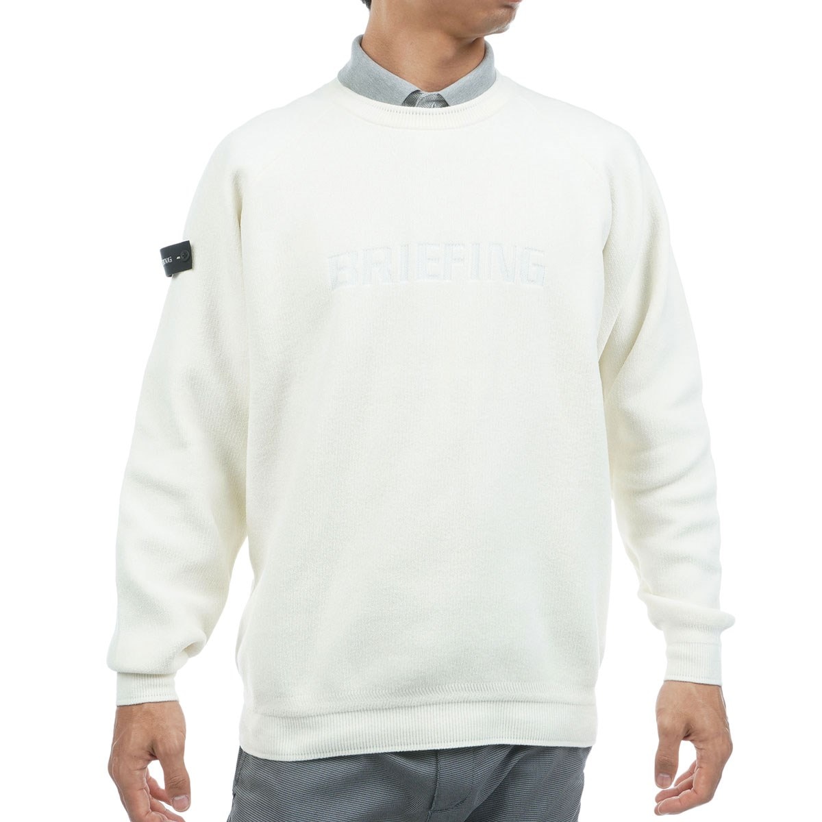 未使用！BRIEFING 3Dロゴ セーター オリーブサイズLレディース WOMEN'S