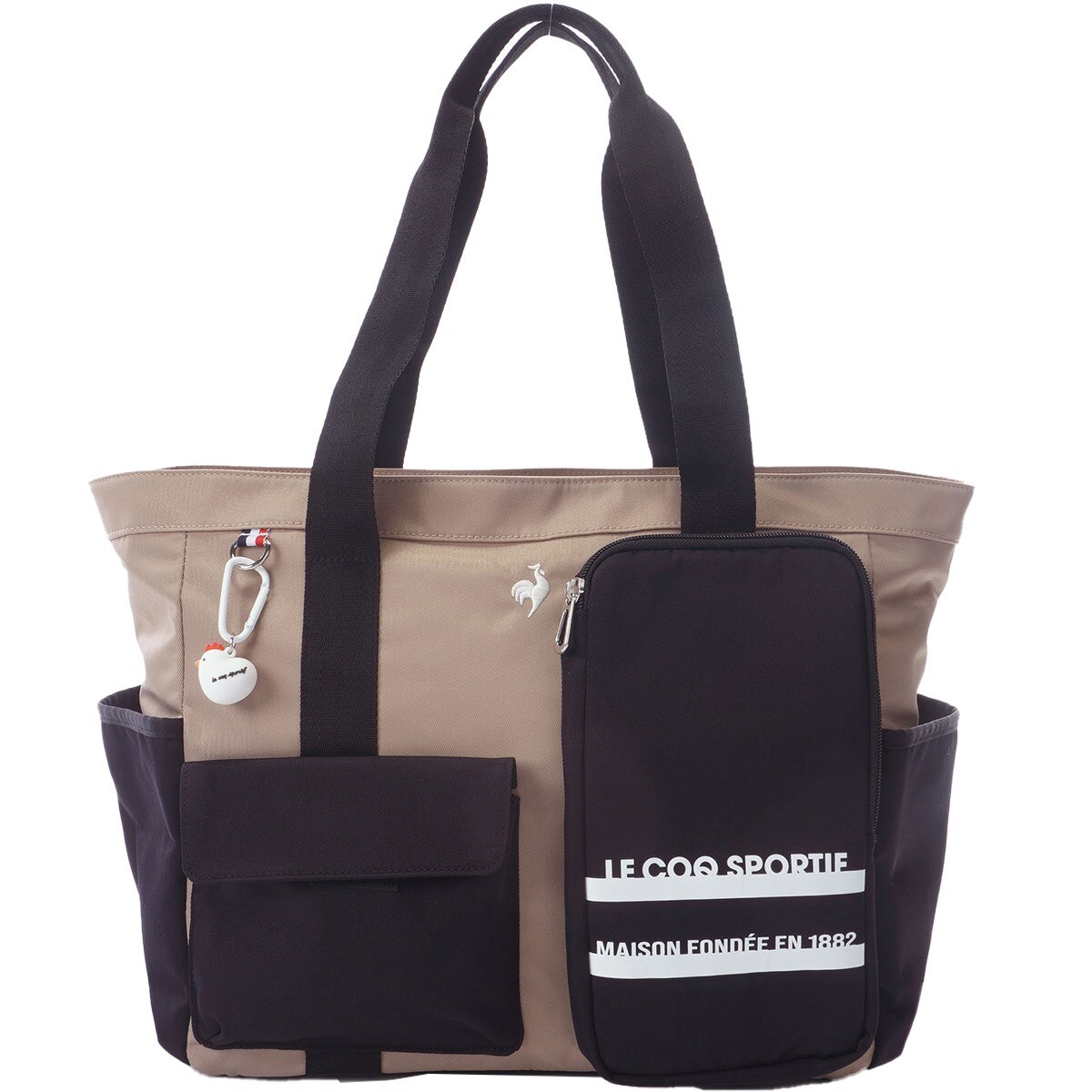 ボーダーデザインチャーム付きトートバッグ レディス(トートバッグ)|Le