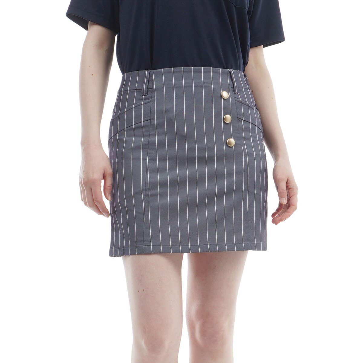 ストレッチ ストライプスカート レディス(スカート)|Le coq sportif