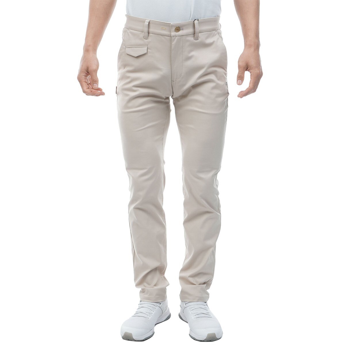 ストレッチ ヘリンボーンノータックパンツ(ロングパンツ)|PEARLY GATES