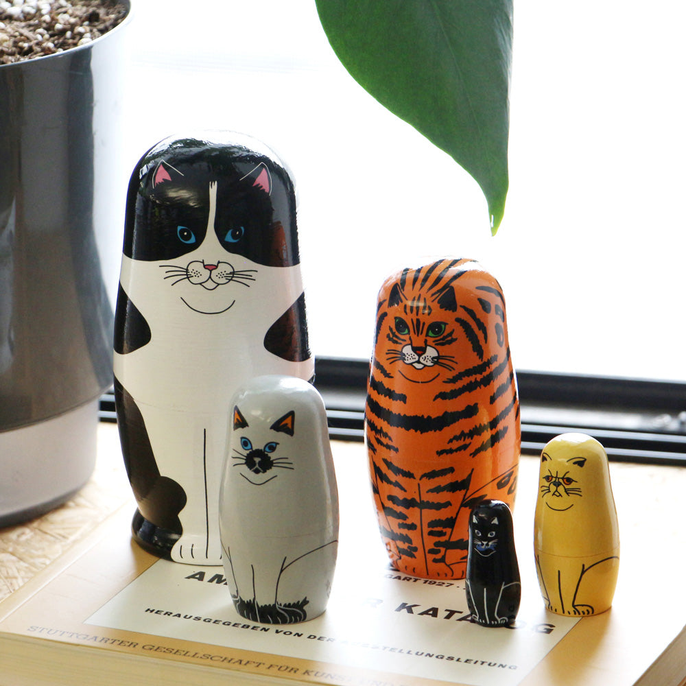猫のマトリョーシカ Feline 5（フィーラインファイブ） – MAG. online shop