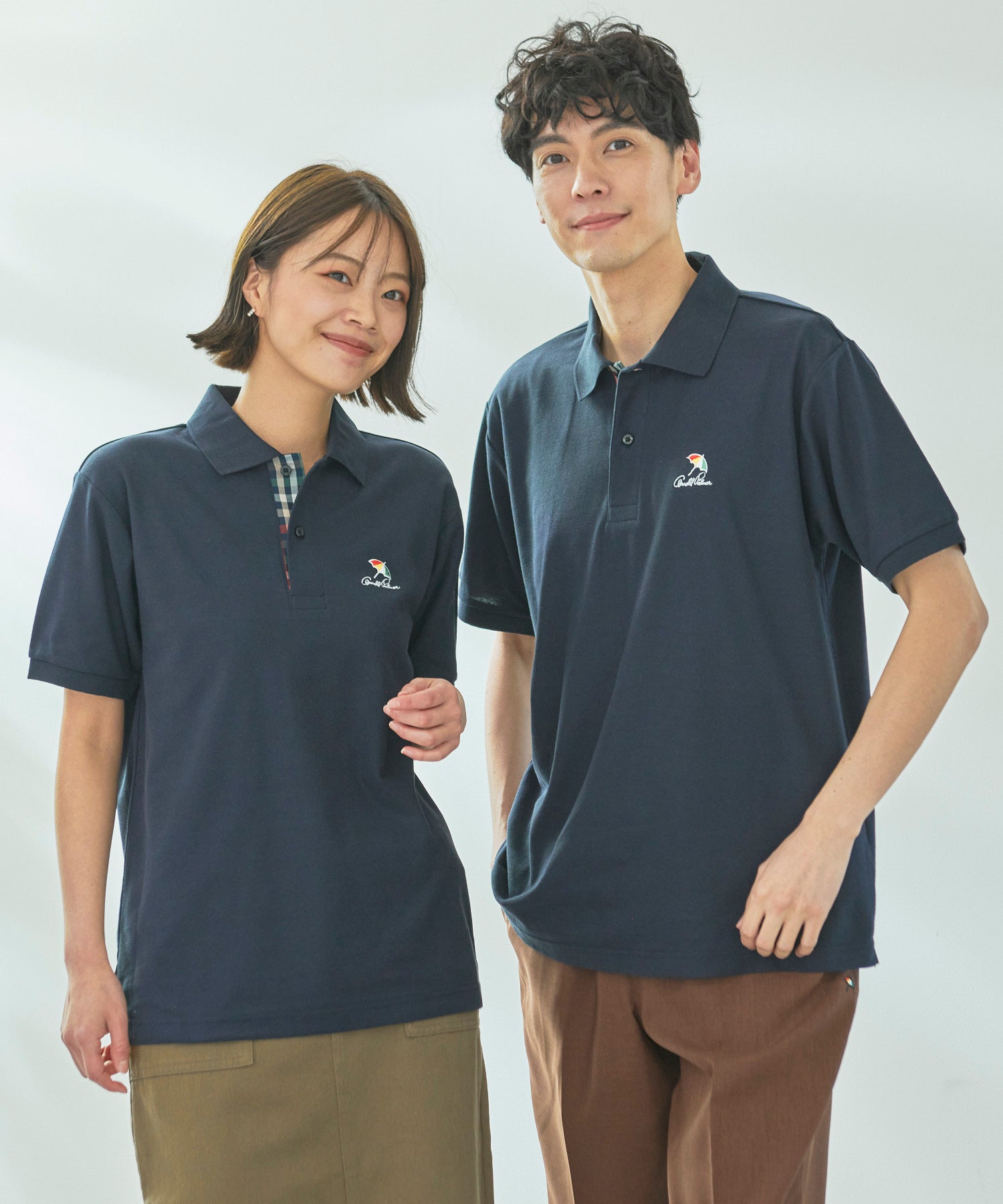 シェア カノコ ワンポイント刺繍半袖ポロシャツ（ポロシャツ/ユニ