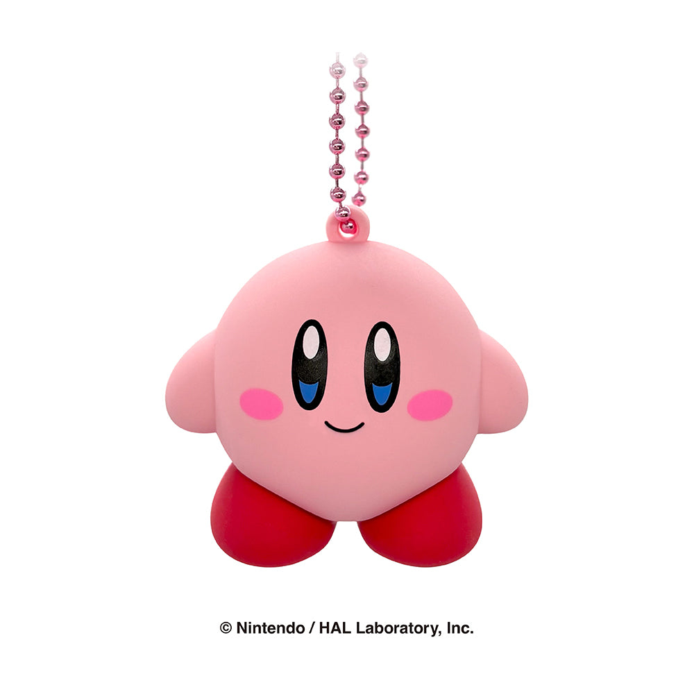 星のカービィ ぷっくりラバーマスコット（カービィにっこり） – きゃら