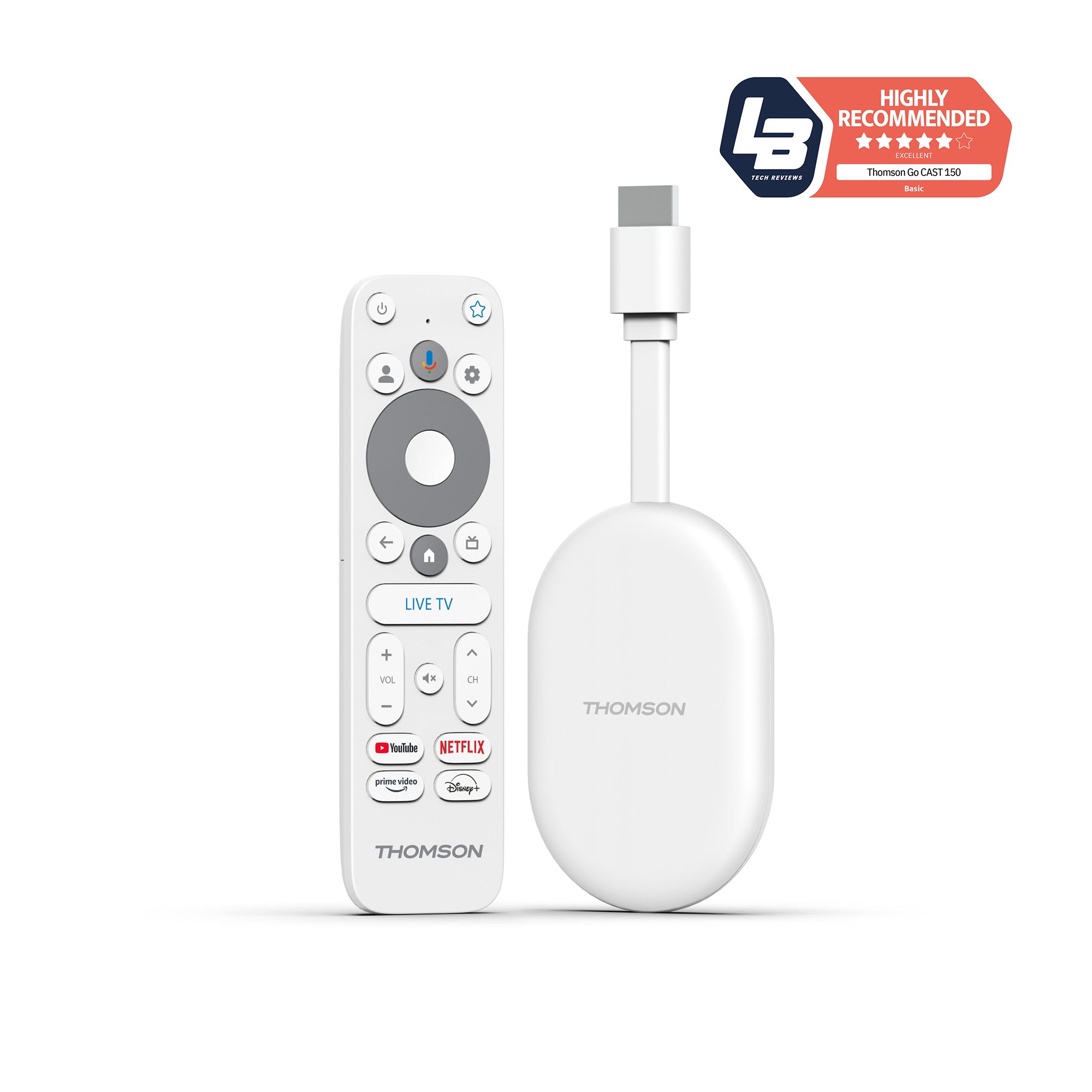 Google TV Streamer 4K | THOMSON Smart TV Stick | Google Voice Control