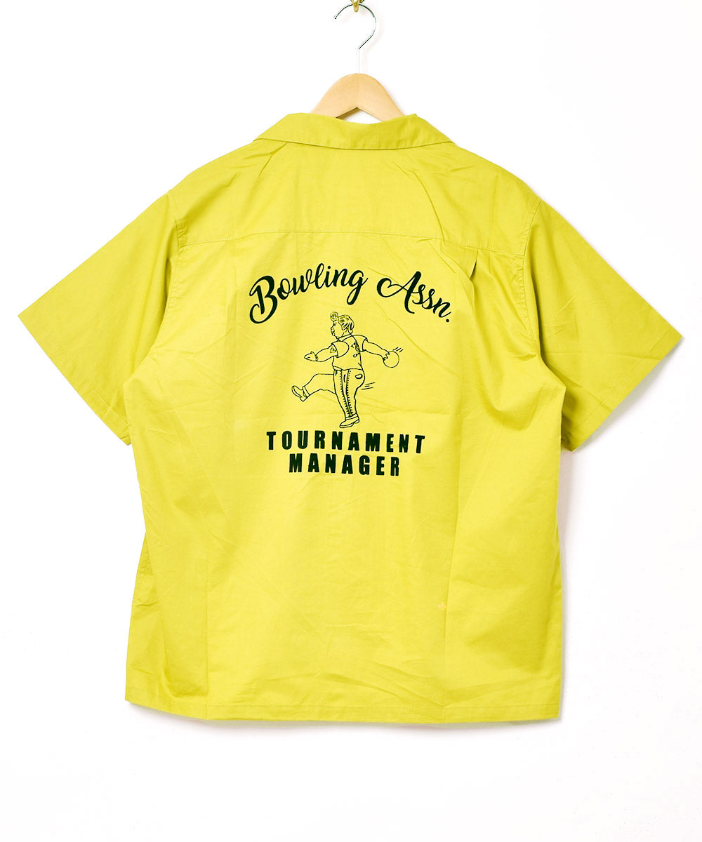 2色展開】TEMPTATION 刺繍 ボウリングシャツ – 古着屋Top of the Hill