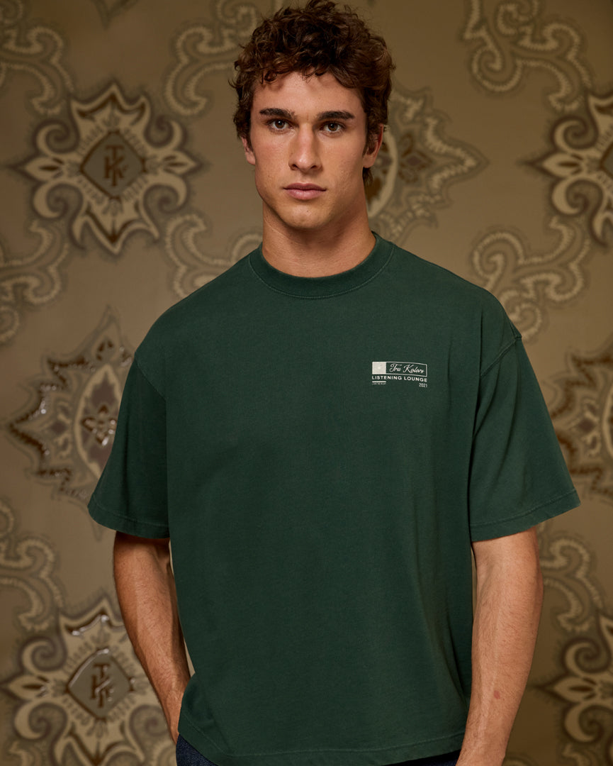AE x Tru Kolors Listening Lounge Graphic T-Shirt (Green)