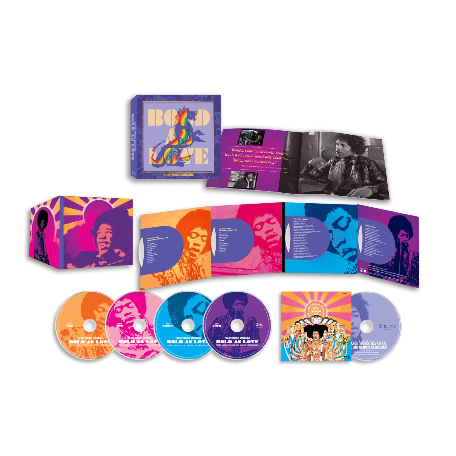 The Jimi Hendrix Experience - Bold As Love 4CD/1 Blu-ray Box Set