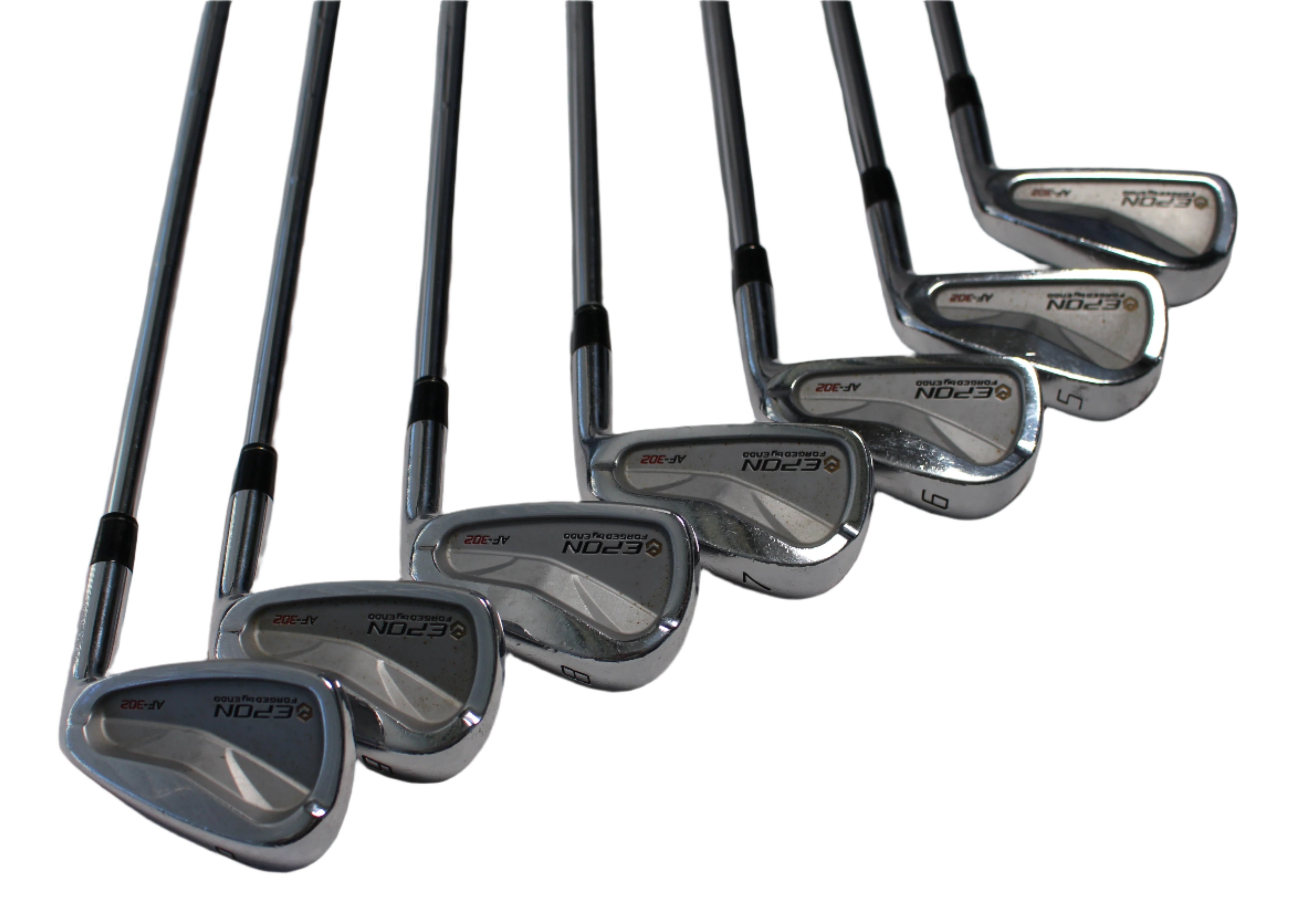 Pre-Owned Epon AF-302 4-PW Iron Set w/ NS PRO Extra Stiff (130X