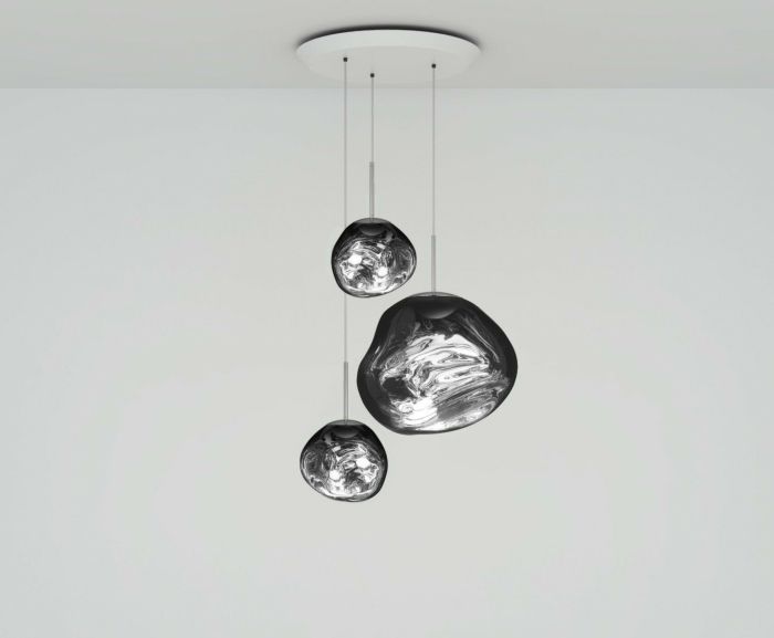 MELT LED TRIO ROUND CHROME – Tom Dixon ONLINE STORE – トム