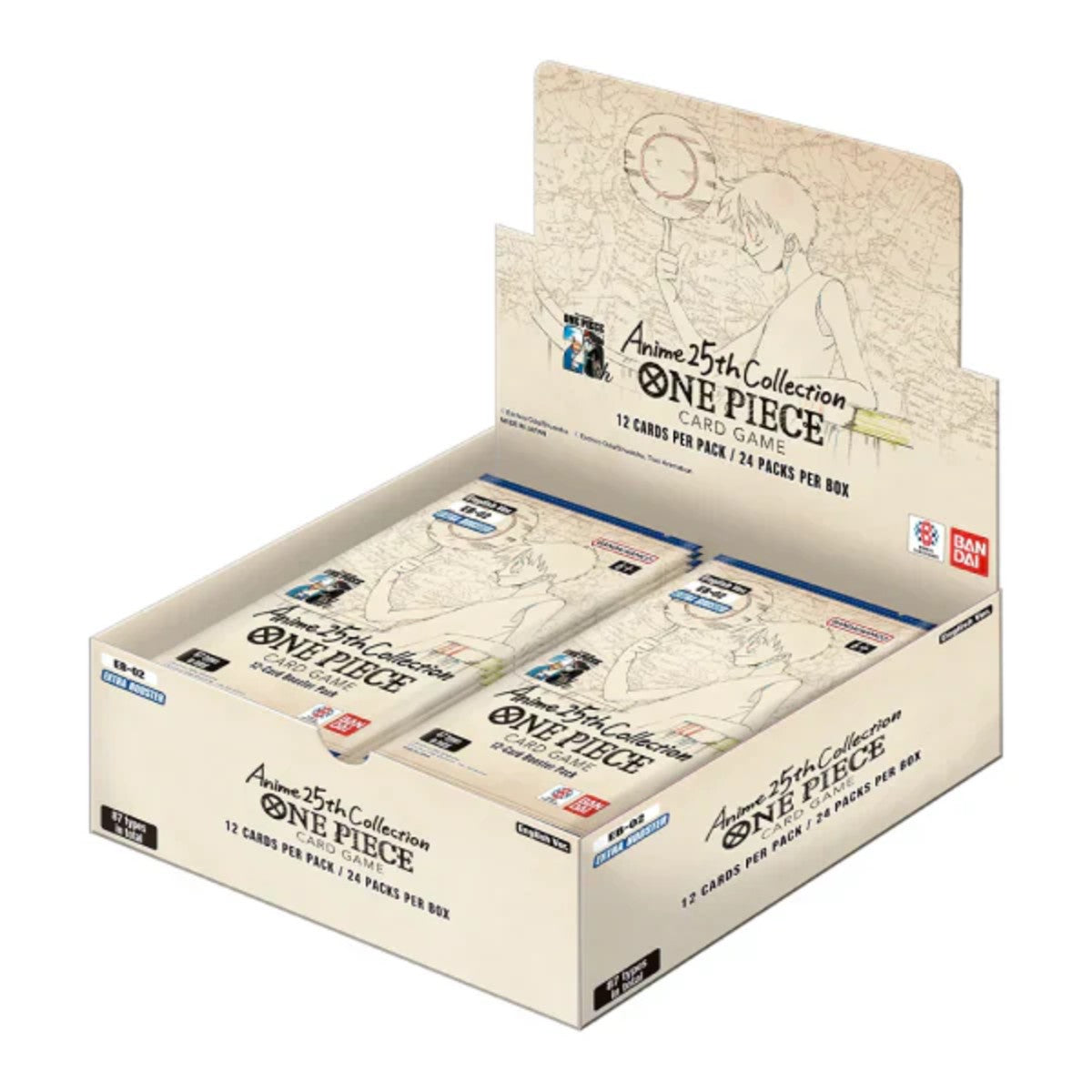 One Piece TCG - EB02 - Anime 25th Collection Booster Box – BeardyCards