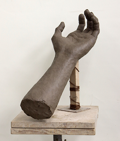 日常ブログ: 夜間部塑造 手を自由に！