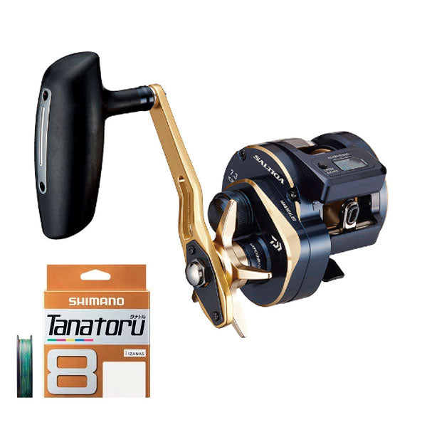 ソルティガ IC 300H-SJ タナトル8 2号-300m 2021年モデル リールに巻い