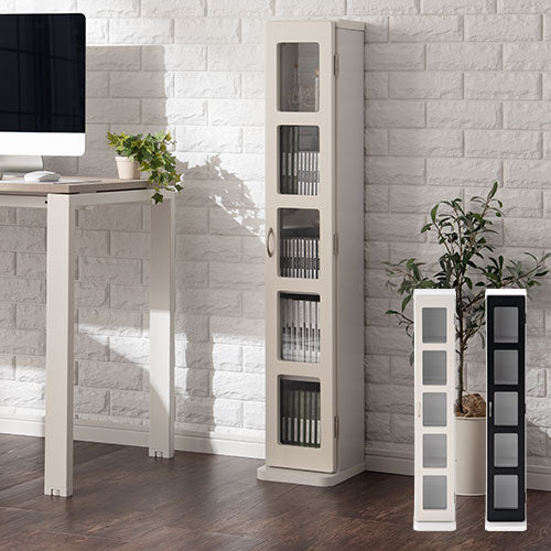 DVDラック キャビネット ガラス扉キャビネット おしゃれ ぼん家具