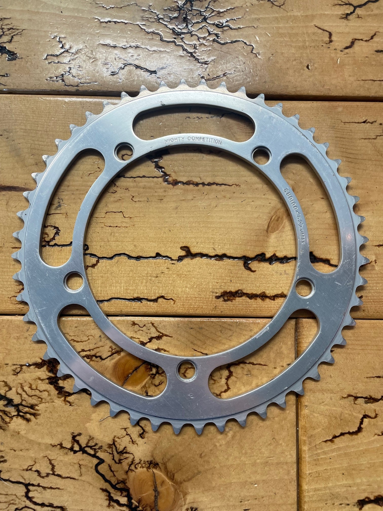 Sugino Mighty Competition 144BCD 52 Tooth Chainring – Gringineer