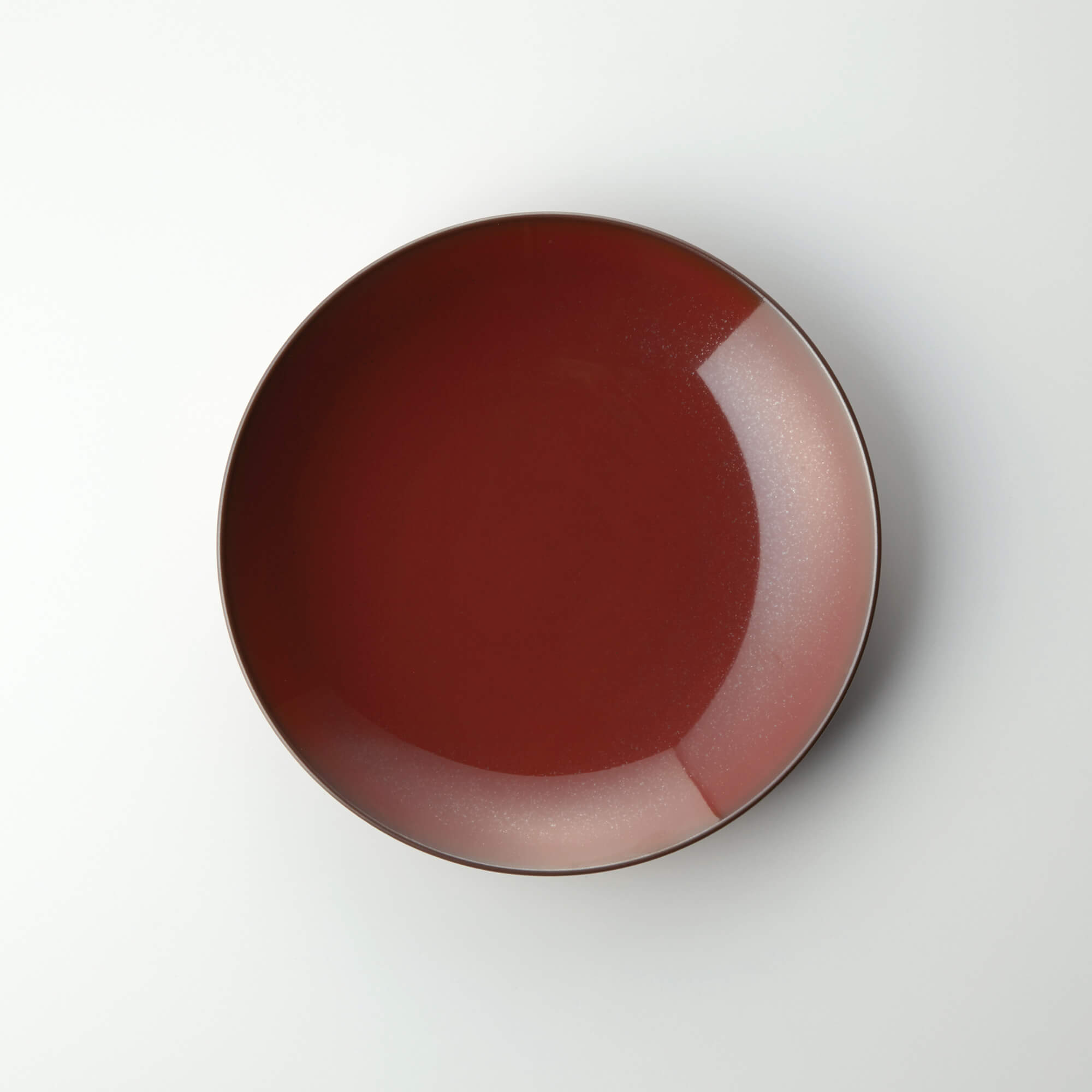 クラシック ケーキ皿 鉄赤 | 白山陶器直営オンラインストア