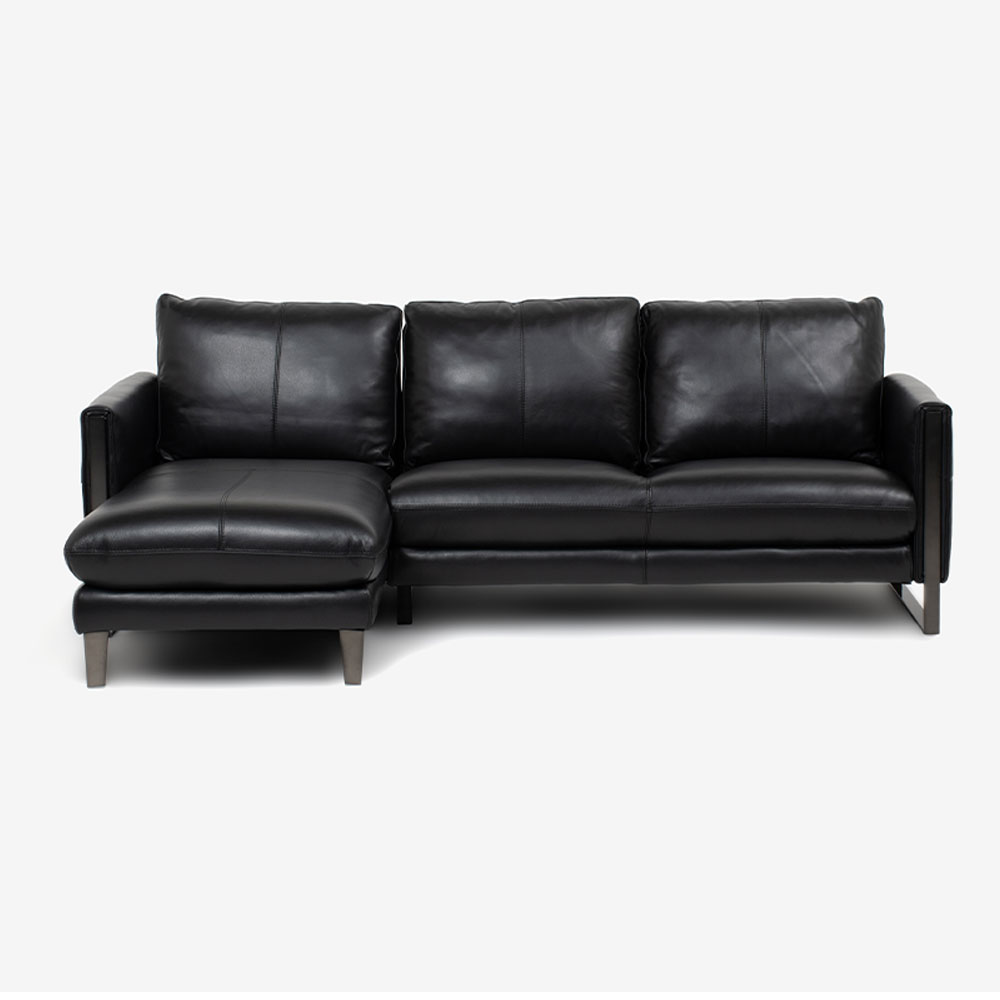 カウチソファ 向かって左カウチ「L/S 58N（エルエス58）」 革#J-023C