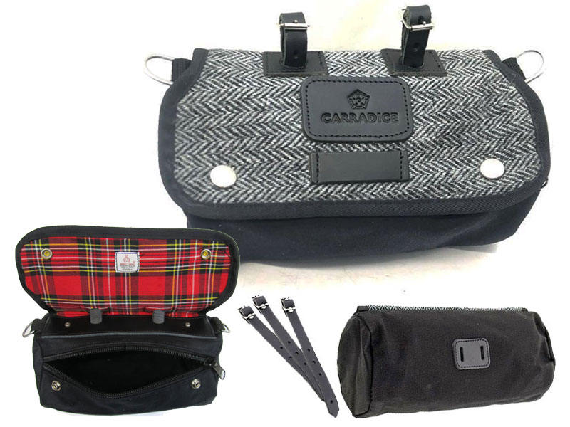 CYCLETECH-IKD : Carradice Zip Roll Bag Harris Tweed Edition