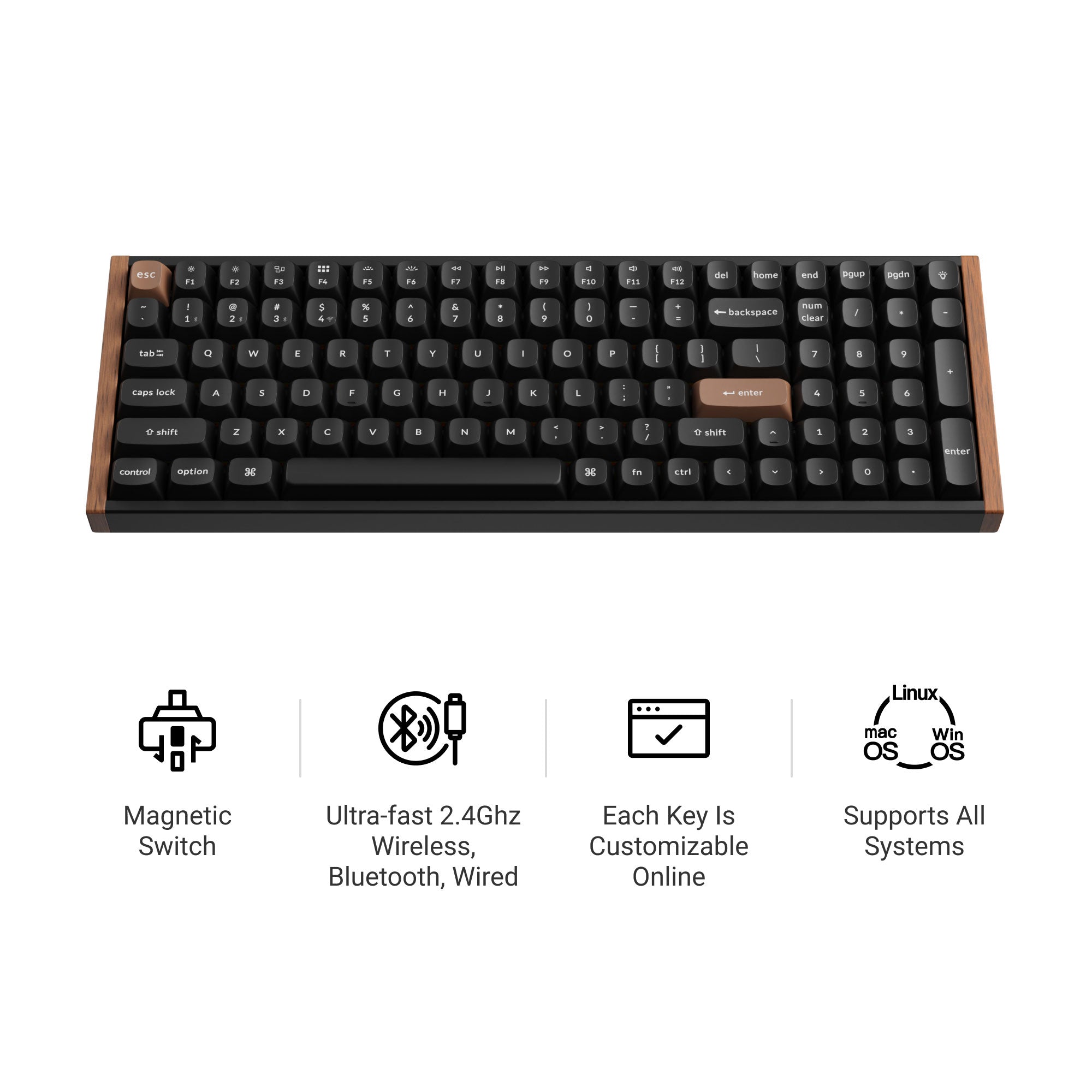 Keychron K4 HE Wireless Magnetic Switch Custom Keyboard