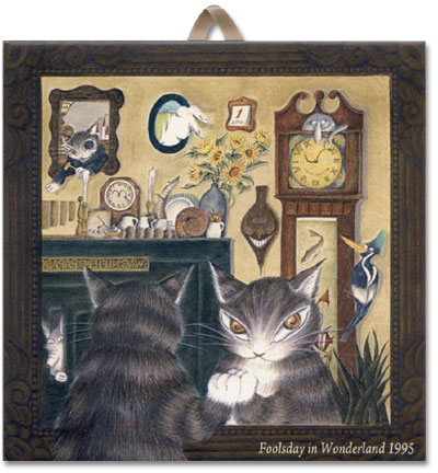 ダヤン わちたふぃーるど ものものアートタイル 河口湖木ノ花美術館 猫